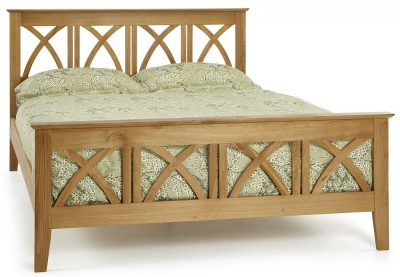 Maiden Oak High Footend Bed Comes In 4ft 6in Double 5ft King 6ft Queen Size Options
