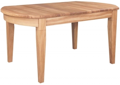 Product photograph of Clemence Richard Moreno Oak D End Large Dining Table from Choice Furniture Superstore