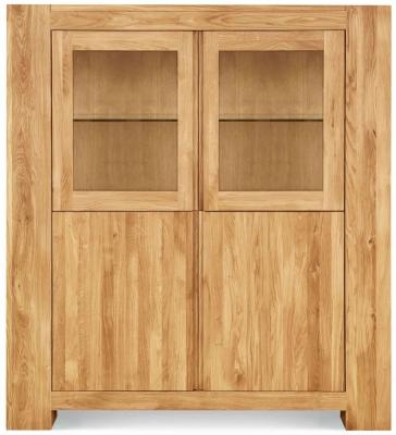 Product photograph of Clearance - Clemence Richard Massive Oak Display Cabinet - B177 from Choice Furniture Superstore