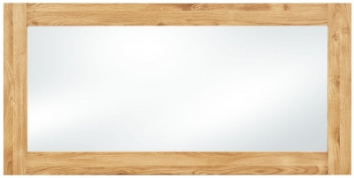 Product photograph of Clemence Richard Massive Oak Rectangular Mirror - 150cm X 75cm from Choice Furniture Superstore