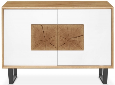Product photograph of Clemence Richard Modena Oak 2 Door Medium Sideboard from Choice Furniture Superstore