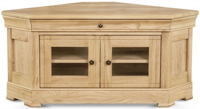 Product photograph of Clemence Richard Moreno Oak Corner Tv Unit from Choice Furniture Superstore