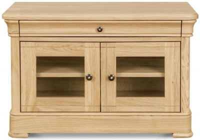 Product photograph of Clemence Richard Moreno Oak Small Tv Unit from Choice Furniture Superstore