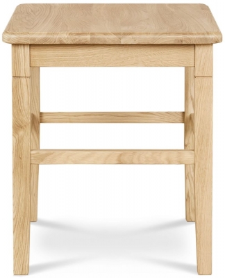 Product photograph of Clemence Richard Moreno Oak Lamp Table from Choice Furniture Superstore