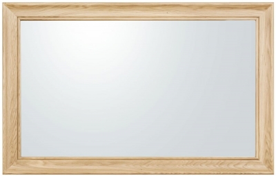Product photograph of Clemence Richard Moreno Oak Rectangular Mirror - 80cm X 100cm from Choice Furniture Superstore