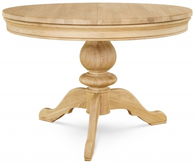 Product photograph of Clemence Richard Moreno Oak Single Pedestal Dining Table from Choice Furniture Superstore