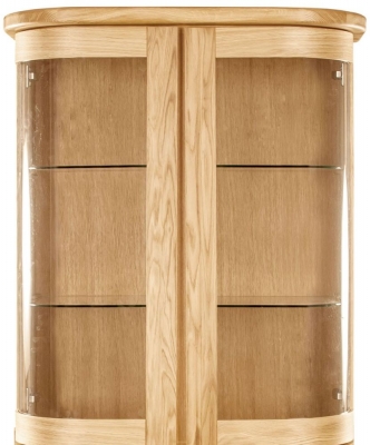 Product photograph of Clemence Richard Sorento Oak Narrow Sideboard Top from Choice Furniture Superstore
