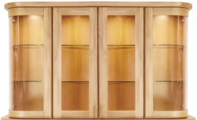 Product photograph of Clemence Richard Sorento Oak Sideboard Top from Choice Furniture Superstore
