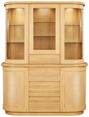 Product photograph of Clemence Richard Sorento Oak Medium Dresser from Choice Furniture Superstore