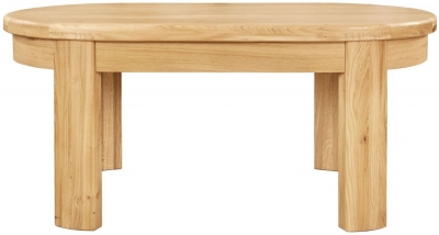 Product photograph of Clemence Richard Sorento Oak Coffee Table from Choice Furniture Superstore