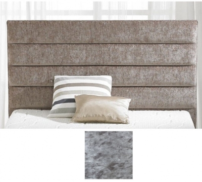 Product photograph of Clearance - Dura Bed Venice Glitz Silver 5ft King Size Floor Standing Headboard - B131 from Choice Furniture Superstore