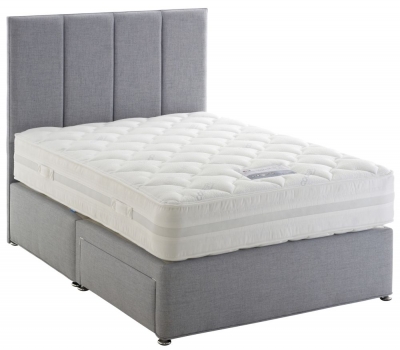 Product photograph of Dura Beds Climate Control 1000 Pocket Spring Platform Top Divan Bed from Choice Furniture Superstore