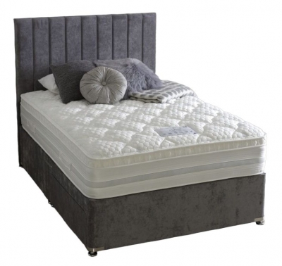 Product photograph of Dura Beds Oxford 1000 Pocket Spring Platform Top Divan Bed from Choice Furniture Superstore