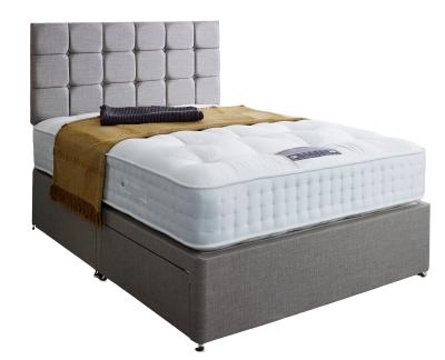 Product photograph of Dura Beds Natural Classic Wool 800 Platform Top Divan Bed from Choice Furniture Superstore