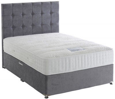 Image of Dura Beds Thermacool Tencel 2000 Pocket Spring Deluxe Platform Top Divan Bed