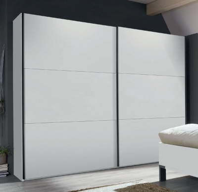 Product photograph of Wiemann Breda 2 Door Sliding Wardrobe In White - 200cm from Choice Furniture Superstore