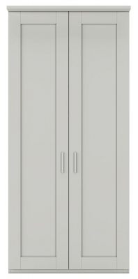 Product photograph of Wiemann Cambridge Champagne 2 Door Wardrobe - W 100cm from Choice Furniture Superstore