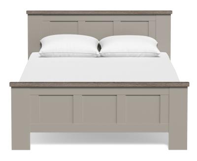 Wiemann Suffolk Pebble Grey 5ft King Size Bed 150cm X 200cm