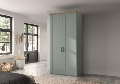 Wiemann Suffolk Sage Green 2 Door Wardrobe W 100cm