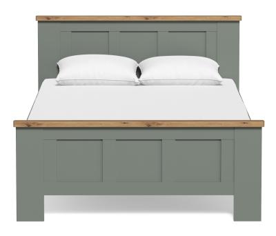 Wiemann Suffolk Sage Green 4ft 6in Double Bed 140cm X 190cm