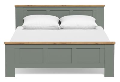 Product photograph of Wiemann Suffolk Sage Green 6ft Queen Size Bed - 180cm X 200cm from Choice Furniture Superstore