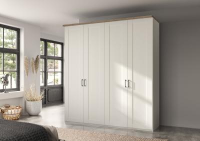 Wiemann Suffolk White 4 Door Wardrobe W 200cm