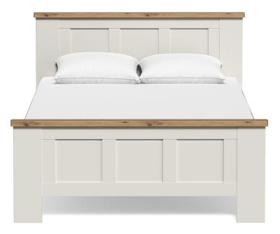 Wiemann Suffolk White 4ft 6in Double Bed 140cm X 190cm