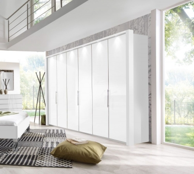 Product photograph of Wiemann Loft Bi-fold-panorama Door Wardrobe - Variation Available from Choice Furniture Superstore