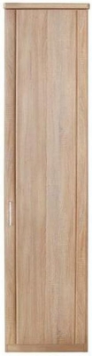 Product photograph of Wiemann Luxor 3 4 50cm Rustic Oak Wardrobe - Rh from Choice Furniture Superstore