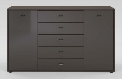 Product photograph of Wiemann Tokio 2 Door 5 Drawer Combination Dresser - Variation Available from Choice Furniture Superstore