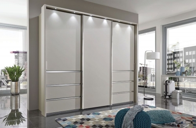Product photograph of Vip Malibu Sliding Wardrobe With Carcase Color Front from Choice Furniture Superstore