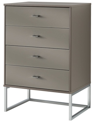 Product photograph of Wiemann Vigo 4 Drawer Large Chest In Havana from Choice Furniture Superstore