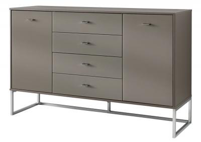 Product photograph of Vigo 5 Drawer Chest In Havana - W 40cm from Choice Furniture Superstore