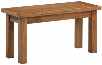 Product photograph of Original Rustic Oak Dining Bench from Choice Furniture Superstore