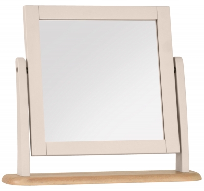 Product photograph of Annecy Painted Dressing Mirror - Comes In Stone Painted White Painted And Bluestar Painted Options from Choice Furniture Superstore