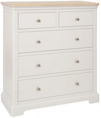 Product photograph of Cromwell Grey Mist Painted 3 2 Drawer Chest - Comes In Grey Mist Painted Bluestar Painted Cobblestone Painted Options from Choice Furniture Superstore