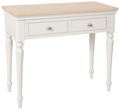 Product photograph of Cromwell Grey Mist Painted Dressing Table - Comes In Grey Mist Painted Bluestar Painted Cobblestone Painted Options from Choice Furniture Superstore