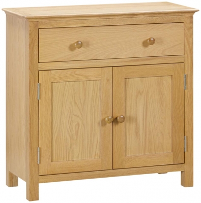 Product photograph of Arlington Oak 2 Door Small Sideboard from Choice Furniture Superstore