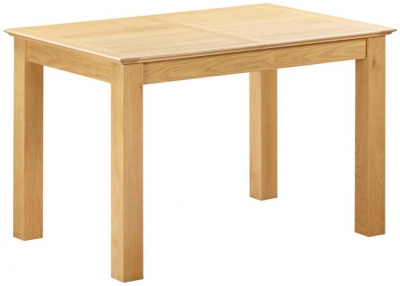 Product photograph of Arlington Oak 4-6 Seater Extending Dining Table from Choice Furniture Superstore