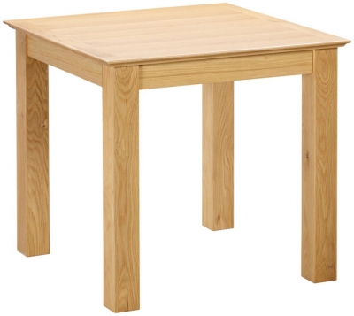 Product photograph of Arlington Oak Round Fixed Top 2 Seater Dining Table from Choice Furniture Superstore