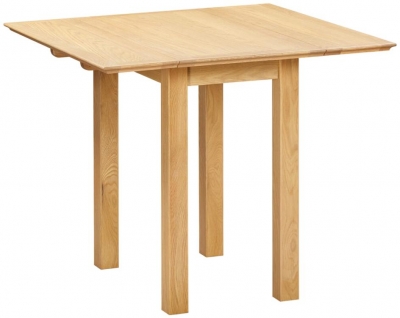 Arlington Oak Square Drop Leaf 2-4 Seater Extending Dining Table