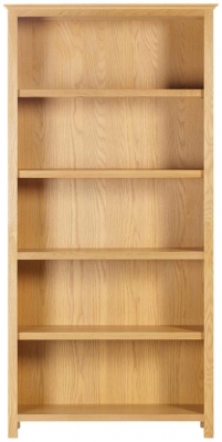 Product photograph of Arlington Oak Tall Bookcase from Choice Furniture Superstore
