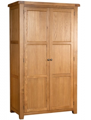 Product photograph of Somer Oak 2 Door Wardrobe from Choice Furniture Superstore