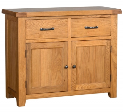 Product photograph of Oakland Oak 2 Door Small Sideboard from Choice Furniture Superstore