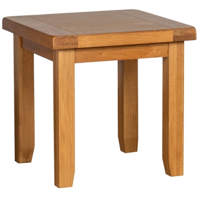Product photograph of Oakland Oak Lamp Table from Choice Furniture Superstore