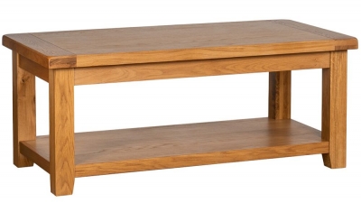 Product photograph of Oakland Oak Large Coffee Table from Choice Furniture Superstore