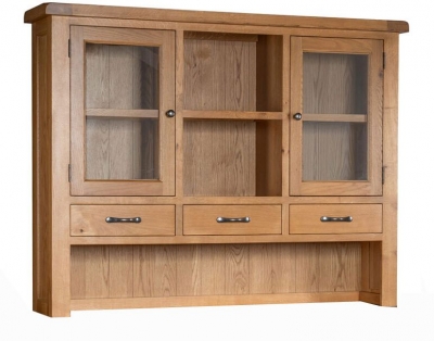 Product photograph of Oakland Oak Large Dresser Top from Choice Furniture Superstore
