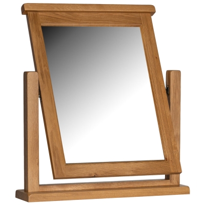 Product photograph of Oakland Oak Mirror from Choice Furniture Superstore
