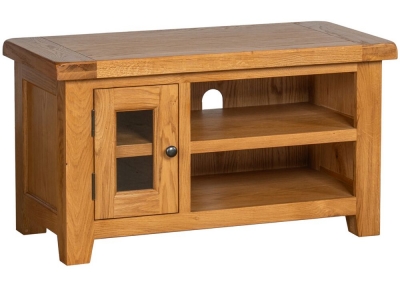 Product photograph of Oakland Oak Small Tv Unit from Choice Furniture Superstore