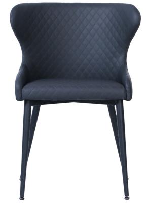 Olean Grey Faux Leather Dining Chair Sold In Pairs